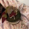 Wee mouse on reproduction spool with scissors